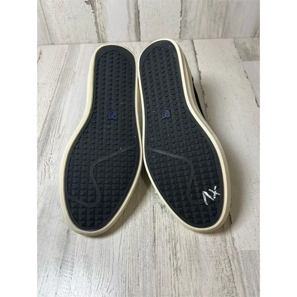 Rothys The Sneaker Black Slip On Shoes Womens 10.5 Mens 9 Washable Sustainable